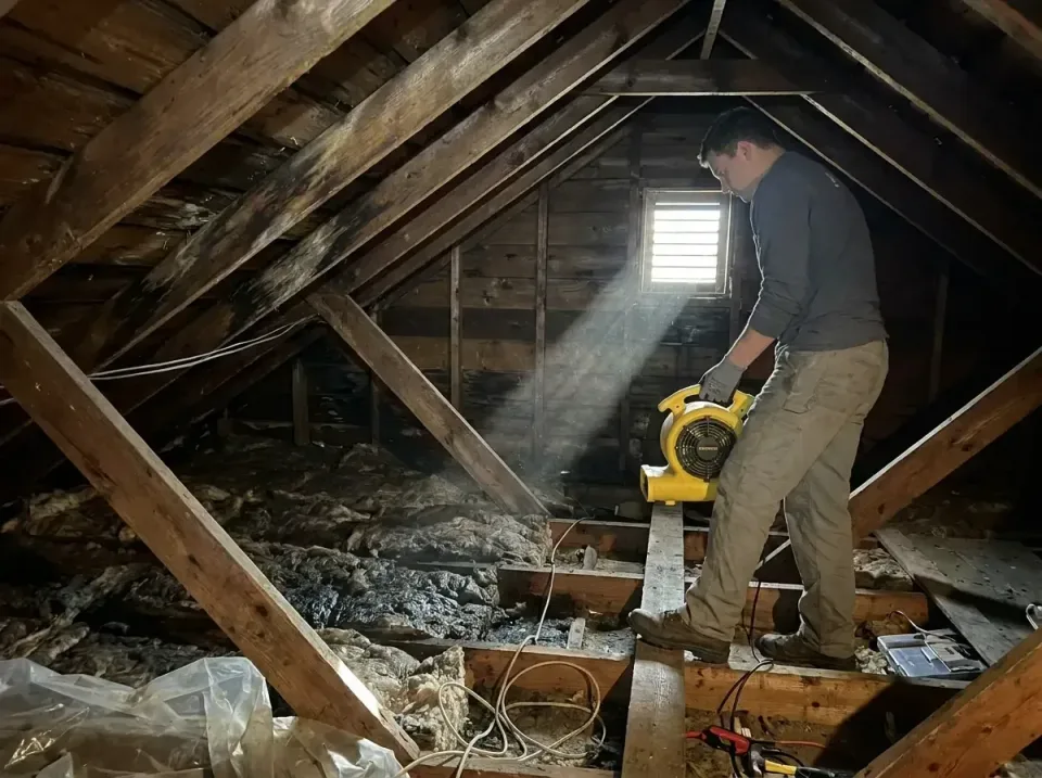 attic-water-damage-drying-proc-007 — frequently asked questions, Emergency Water Extraction & 24/7 Flood Response in Silsbee…